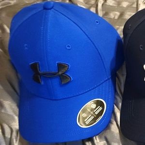 Blue w/black Under Armour Hat L/XL NWT